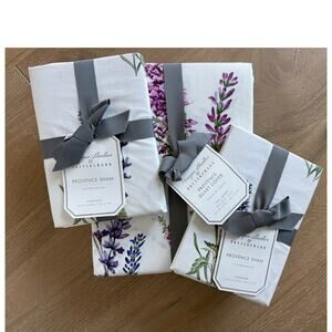 New Pottery Barn Monique Lhuiller Provence Queen Duvet & 2 Shams